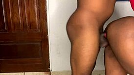 Ebony Beauty Feels Intense Pleasure In Hot Doggy Style