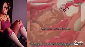 baby i cant sleep watch porn with me - exotiqfox solo gooner girl pov masturbating