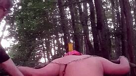 2024 06 25 avec mon esclave � la maison et en for�t