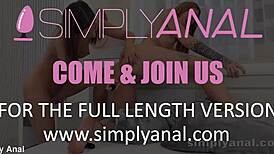 Inflate our asses for some hot lesbian anal fun