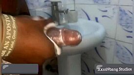 watch this hot teen 18+ pleasuring herself in the shower