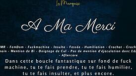 French Femdom Goddess Gives Detailed Dirty Talk Jerk Off Instructions in ASMR Audio