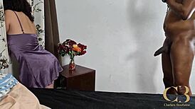 Curvy Latina's Emotional Ride With Big Black Cock