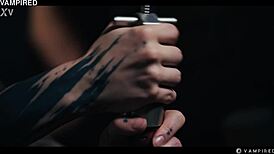 Mag numb vampire punk rock lesbian turns Clemence horny slave 😈.