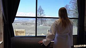 risky sex in front of passersby stirs deep emotions and passion