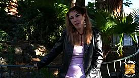 beautiful blonde french coquette asks to be dominated by two big cocks in lingerie for intense mmf threesome