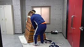 Japanese Teacher Punishes Masochistic Student with Spanking