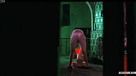 Halina Kowalska exposes her big tits in a nude handjob scene at the sanatorium pod klepsydra.