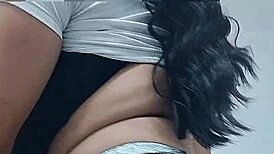 Beautiful Latina invites play with huge natural tits