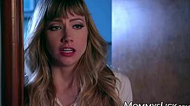 milf fucked by two young babes in lesbian threesome