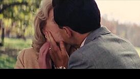 Brunette Milf Shares Emotional Kiss With Blonde