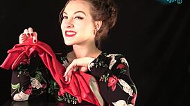 Feel the Thrill of That Red Leather Glovejob!