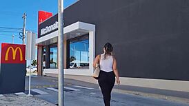 she promised a big mac, but he craved her big ass