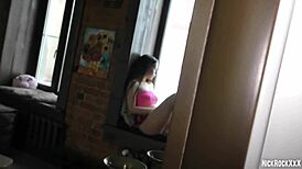 accidentally fucked my step sisters friend with a round ass 18 y o