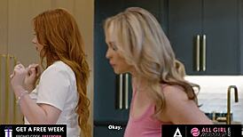 All Girl Massage Turns Wild Between Lilly Bell and Madison Morgan