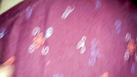 Slowly fucked pussy at night with rough creampie!