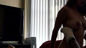 Asian Big Tits Rides Cock