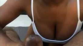 Wish you were here to explode milk on my cumslut ebony face 😍