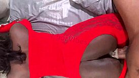 Big booty bbw spreads wet pussy in dorm for big black cock doggystyle and missionary close-up