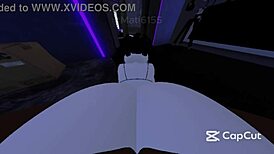 Hidden intruder in my house gets her big ass fucked by monster cock