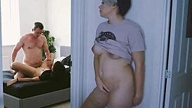 Horny Housewife Caught Spying On Stepbrother