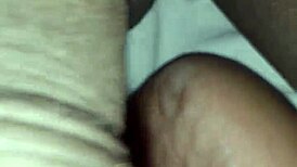 Man Intensely Plays with Huge Black Cock Close-Up