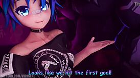 Melody Vicineko Animation Features Monster Cock Handjob