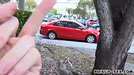 sexy czech babe kelsi monroe nailed hard. in outdoor public with blowjob and hardcore action 😏