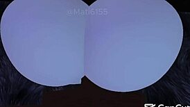 Hidden intruder in my house gets her big ass fucked by monster cock