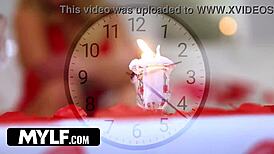 Stepson Takes Stepdads Place In Sexy Stepfamily Affair On Movie Night