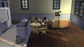 Step Sister Rides Step Brother Intensely on Desk in Nude Taboo Encounter