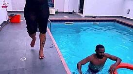 i watched mareme edet fuckin four guys she met at the poolside so hot