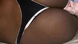 Aline Lounging on the Bed in a Cozy Setting