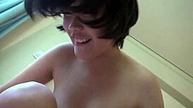 I fucked my friend's ex Japanese girlfriend in missionary, cumming in her hairy pussy.