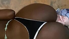 Aline Lounging on the Bed in a Cozy Setting