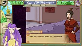 avatar the last airbender four elements trainer part 51 fucking azula
