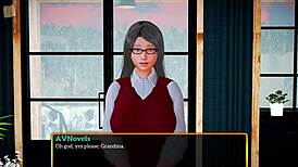 Redhead with big tits takes monster cock in family series episode 501