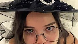 I ALWAYS said Debora Prado's blowjob is WITCHCRAFT, and she dressed as a witch to DEEPTHROAT my cock