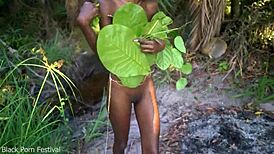 Slim African Girl Walking Naked In The Middle Of My Village Looking For Some Dick!