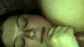 Cumming In Wifes Face In Slowmo Handjob Huge 42f Big Tits!