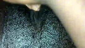 i love watching this black wet pussy in late night solo masturbation