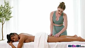 petite masseuse offers a special deep tongue massage