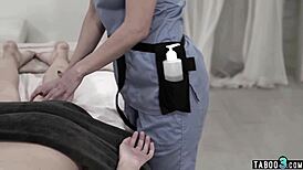 Teen Tricked Into Fuck By Masseuse And Her Perv Husband