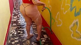 He filled her ass with creamy cum which is when she was truly satisfied