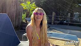 Bjraw Hot Blonde Lilly Bell Sucking Cock And Eating Ass