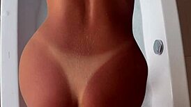 I put my dress on tighter and my roommate couldn't resist fucking me in the shower 😏