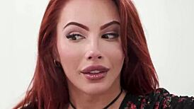 Guy is first time analed by busty shemale wife ariel demure