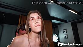 While Babysitting Dad Sneaks Up Behind Me And Takes Me Hard