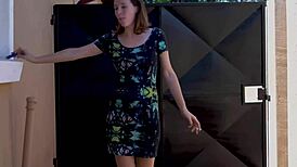 slutty outdoor smoking brunette babe homemade amateurs tits big tits softcore petite skinny neighbors girl next door