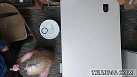 I caught the blonde thief